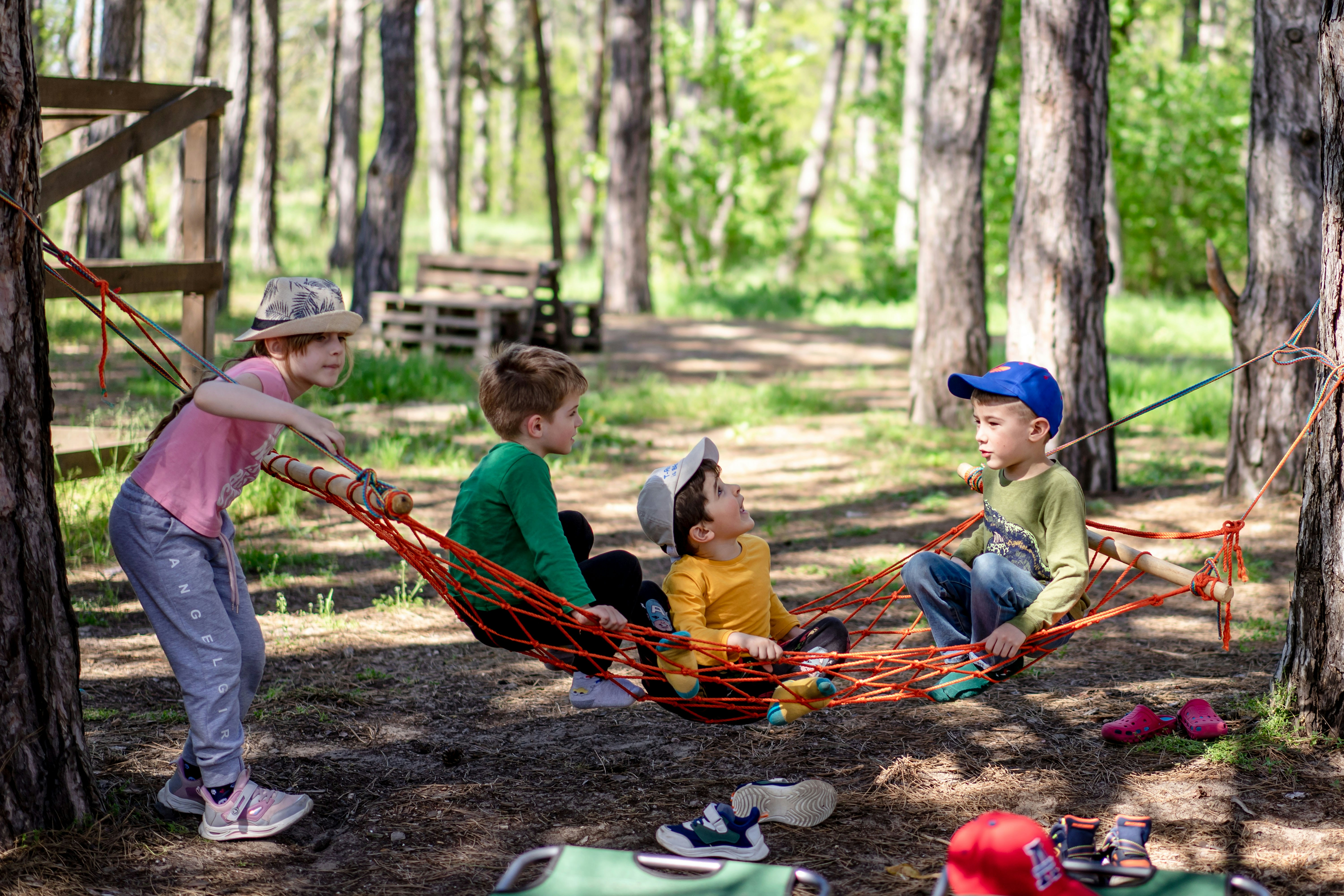 Kids playing funday
